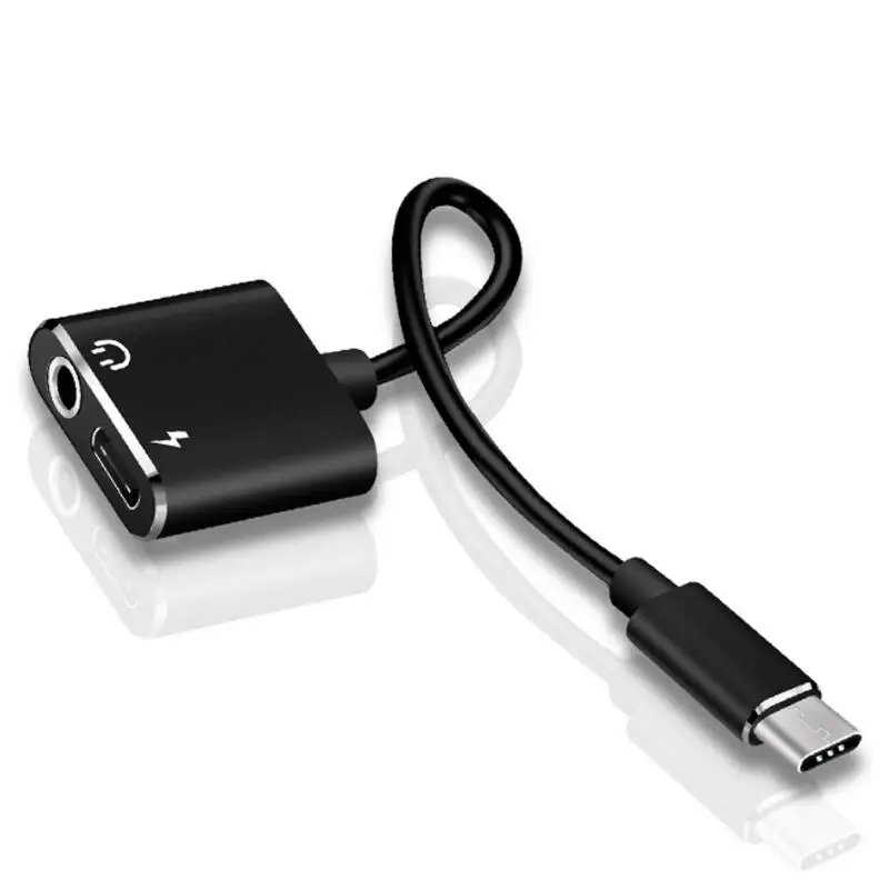 BRSUANG 2 в 1 usb type-C штекер 3,5 мм разъем адаптер для наушников type-C адаптер для быстрой зарядки для samsung huawei Xiaomi Oneplus и т. Д