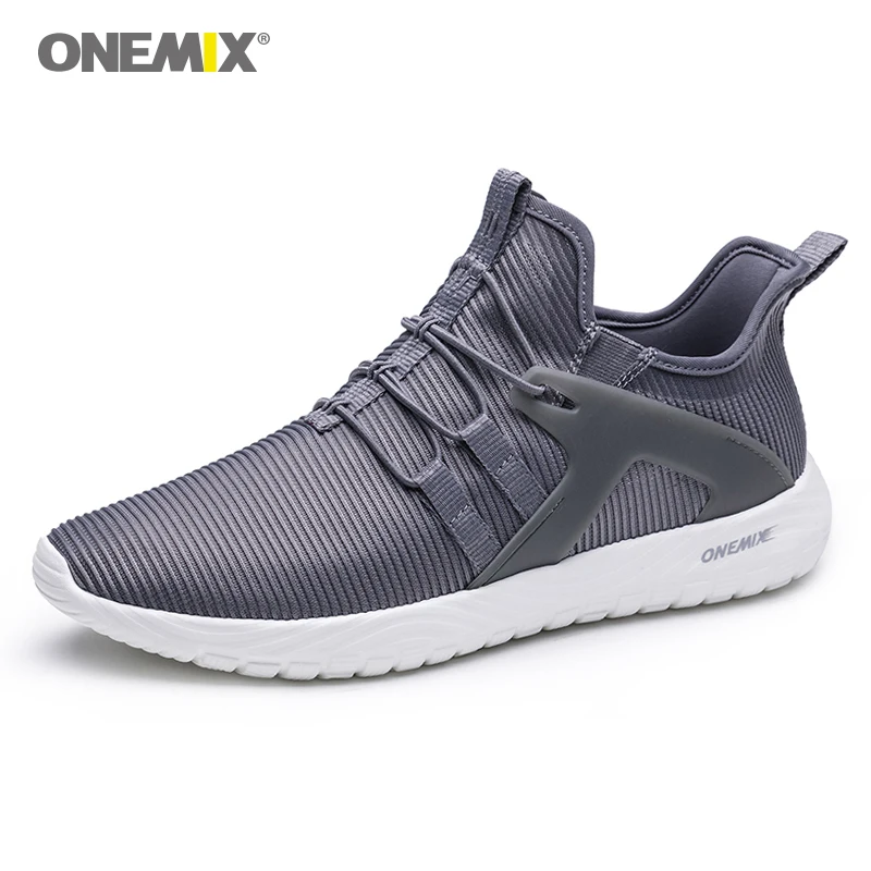 Onemix/дышащая Спортивная обувь для мужчин летние кроссовки ходьбы бега легкие