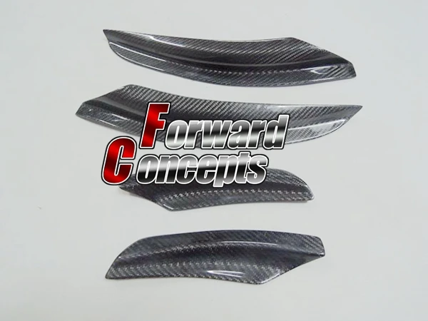 4 шт. передний бампер для углеродного волокна 2008 2017 Lancer Evolution EVO 10 X Varis Style|canard