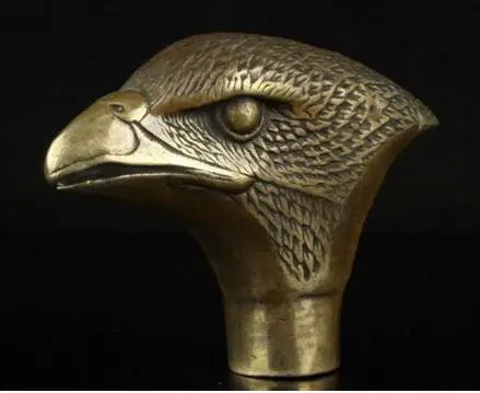 Бесплатная доставка Китайская старинная бронзовая ручная резная статуя орла