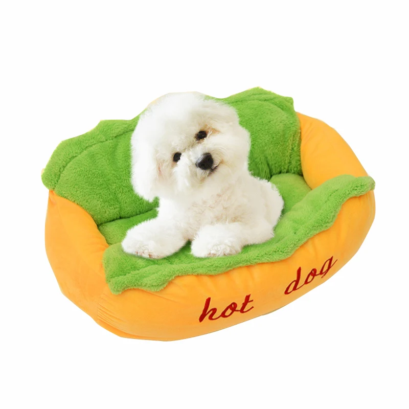 New Pattern Dog Sofa Removable Cover Soft Original Nest For Small Medium Dogs Hot Kennel Hand Wash Waterproof Bottom Bed | Дом и сад