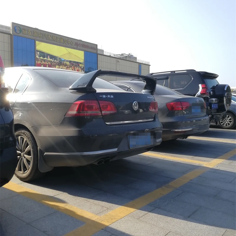 Для VW passat B8 Спойлер ABS Материал заднего крыла первоклассника Цвет задний спойлер