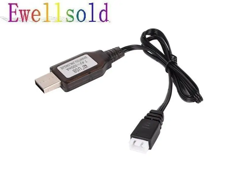 Зарядное устройство USB 7 4 В 500 мАч для литиевой батареи литий-ионная батарея 2 шт. |