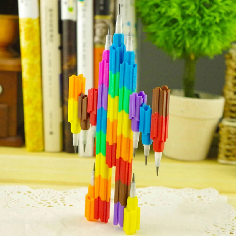 Карандаши строительные блоки 20 шт./лот креативные канцелярские принадлежности