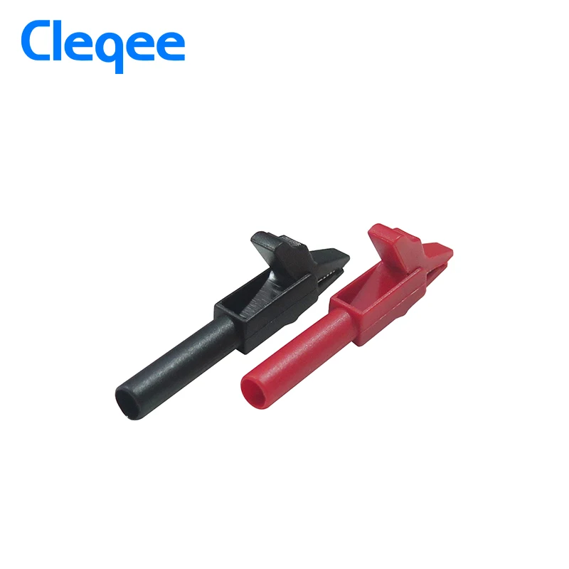 Cleqee P2007 10 шт крокодил 4 мм банан Женский Джек тестовый адаптер|Детали и аксессуары