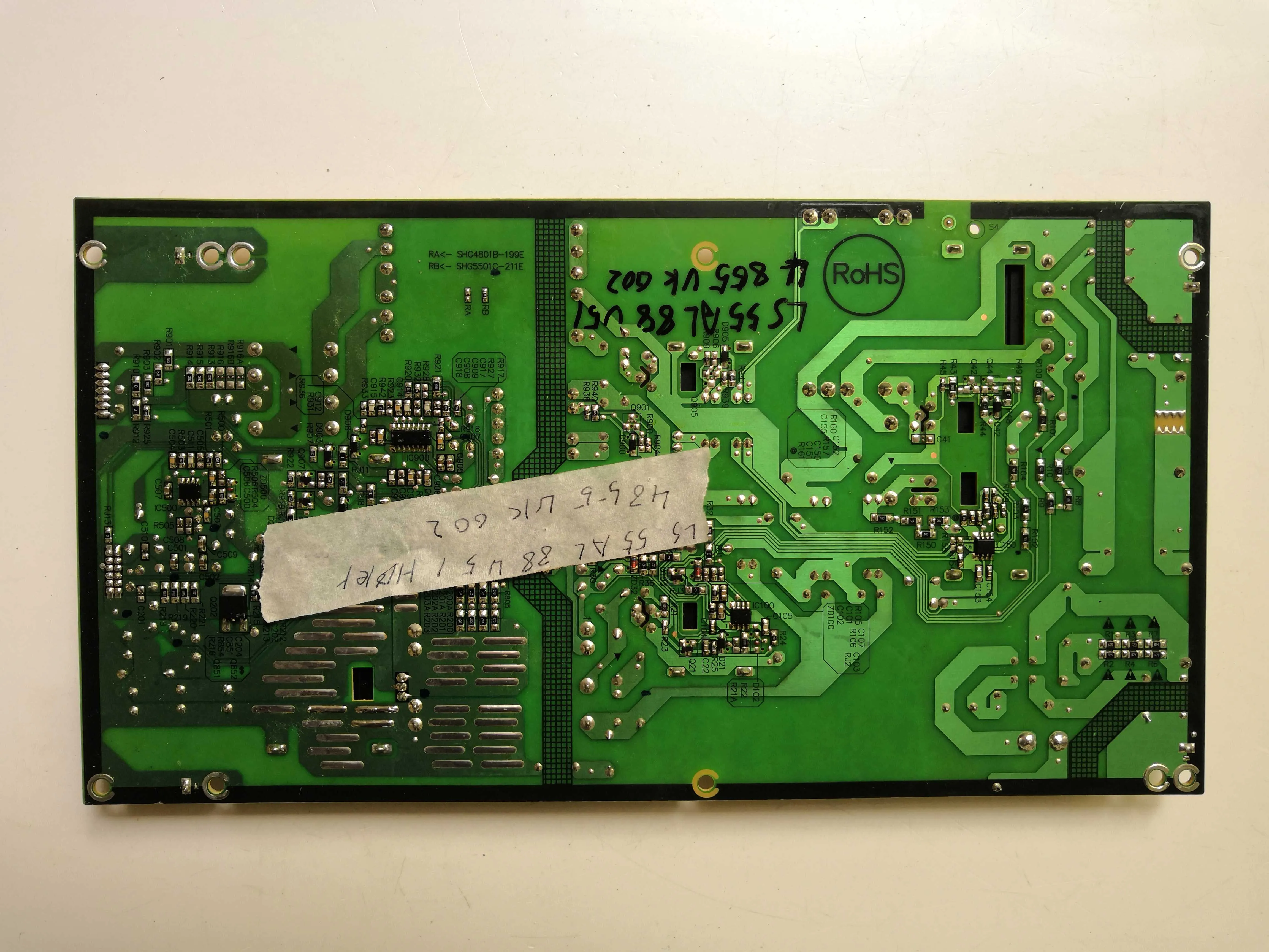 Материнская плата Монтажная постоянного тока LS55AL88U51 питания 0094006453D SHG5501C-211E |