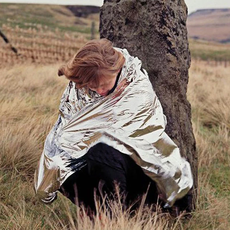 Аварийное одеяло для кемпинга спасательное водонепроницаемое аварийное
