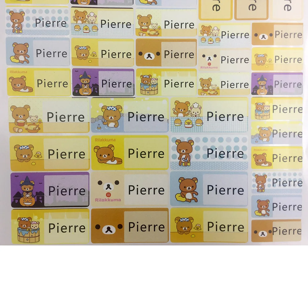 Рисунок 4 - водонепроницаемые наклейки с мультяшным