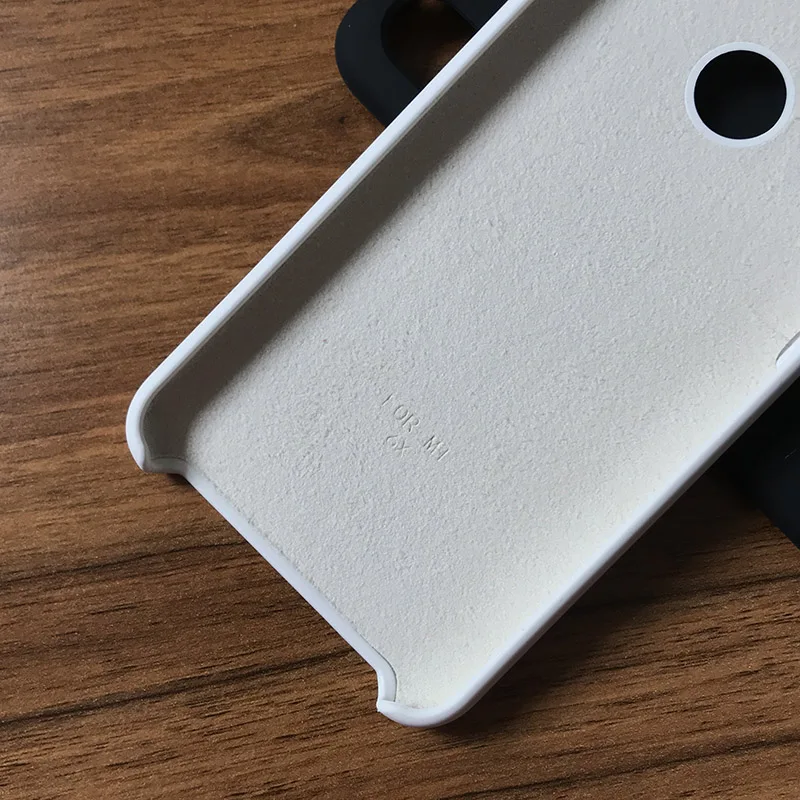 Оригинальная задняя крышка из жидкого силикона с полной защитой Xiaomi Mi 6X/A2