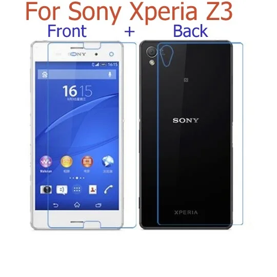 (Передняя и задняя) HD прозрачная глянцевая матовая пленка для Sony xperia Z L36H Z1 L39H Z2 Z3 Z4