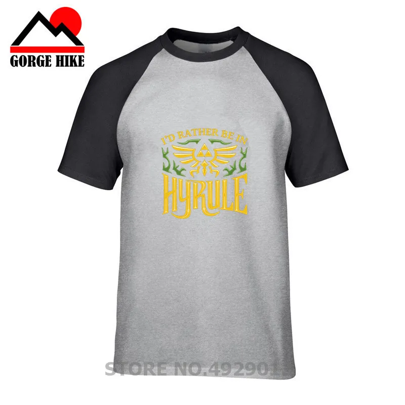 Blusas mujer de moda футболка с легендарным логотипом надписью I 'd Father be in Hyrule Legend of Zelda
