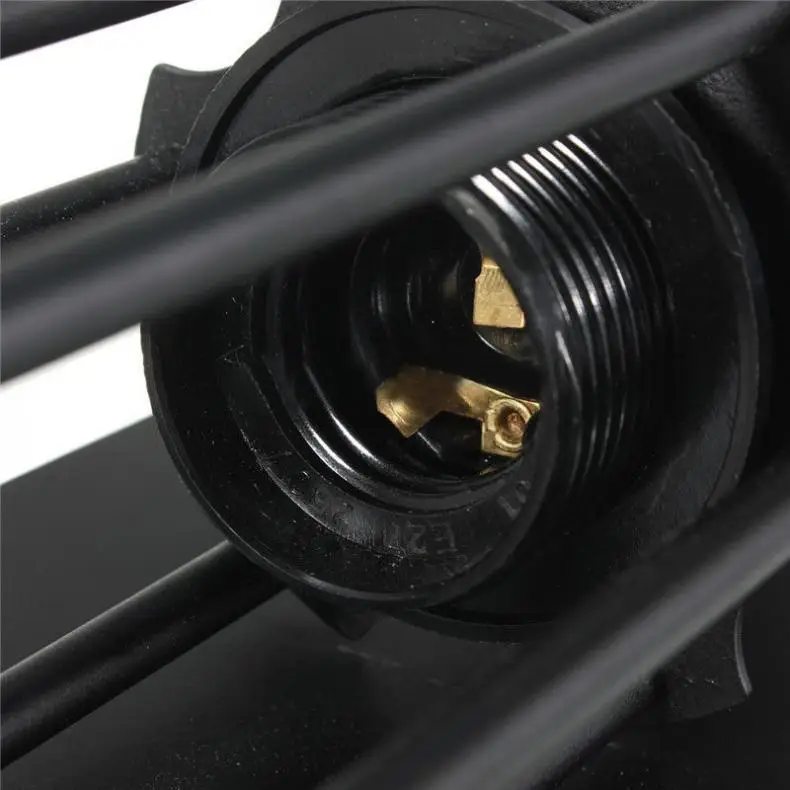 1 шт. черная настенная тарелка t300 промышленное длинное черное Бра в деревенском