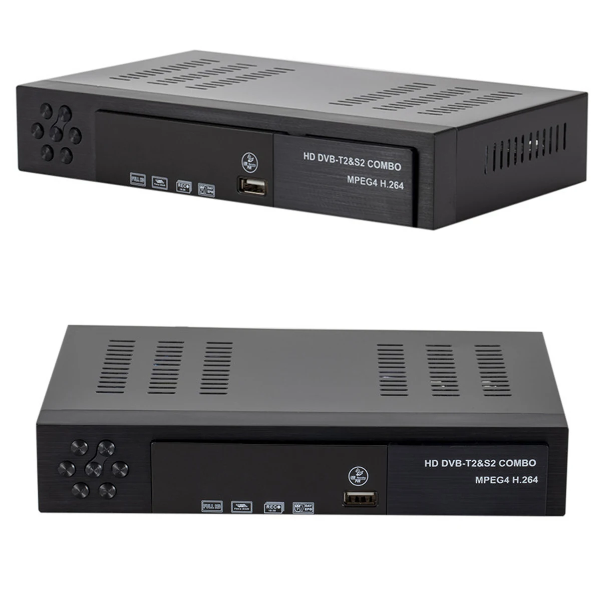 Смарт цифровой спутниковый ТВ приемник Φ + DVB T2 FTA 1080P декодер тв тюнер с пультом