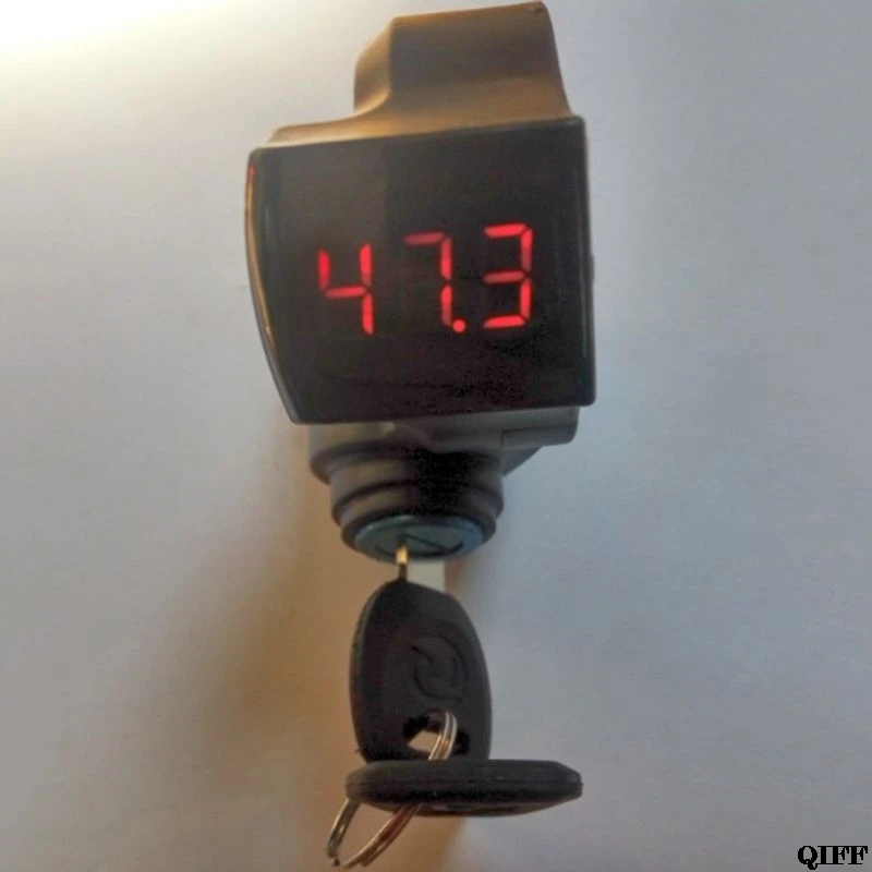 Дропшиппинг 12V-99V e-велосипедов Напряжение Дисплей Батарея индикатор с замком