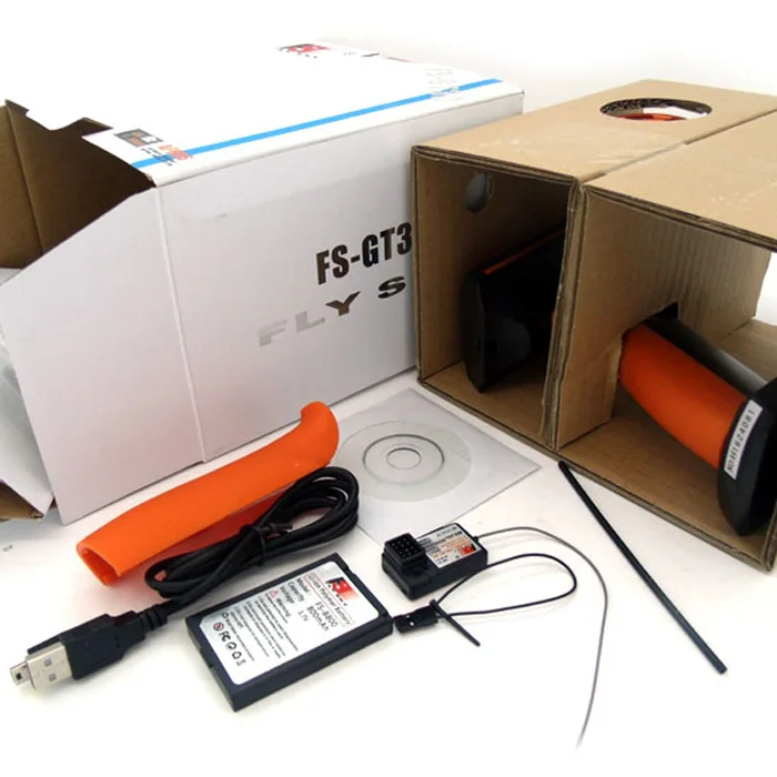 Flysky Newest FS-GT3C GT3C 2 4G 3CH Gun RC Controller /w приемник USB-кабель ручка-улучшенная модель GT3B F02129 |
