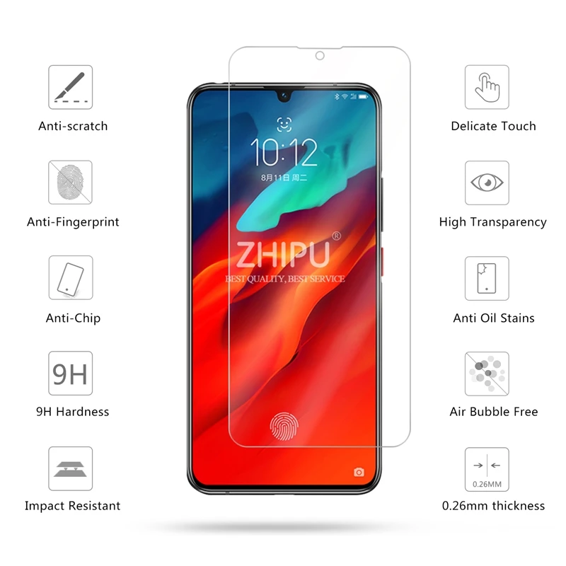 Защитная пленка 2.5D 9H премиум для экрана Lenovo Z6 Pro