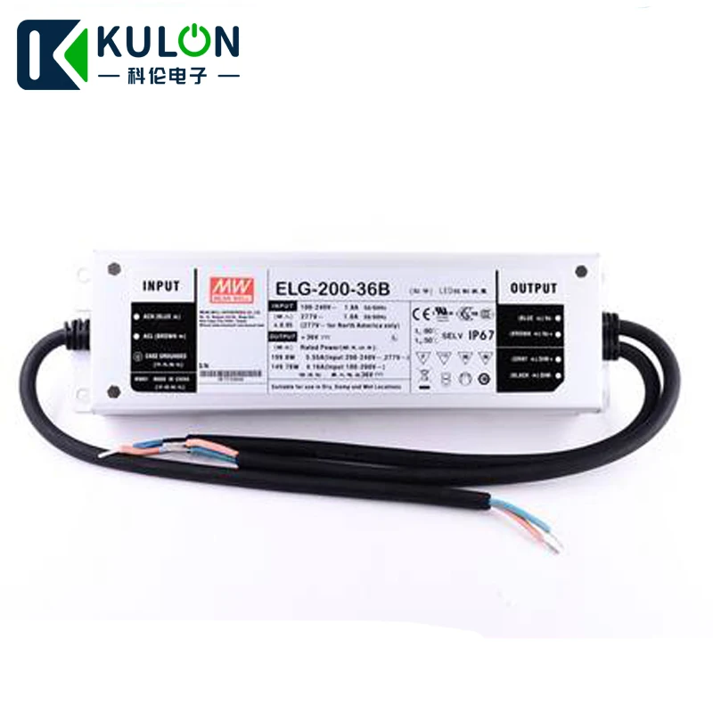 Оригинальный мощный источник питания Meanwell светодиодный драйвер с регулируемой