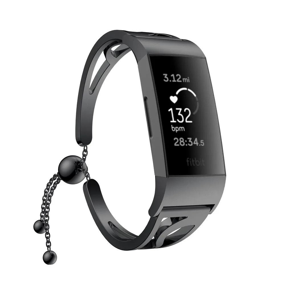 Новый модный браслет сменный ремешок для девушек Fitbit Charge 3 женщин | Электроника