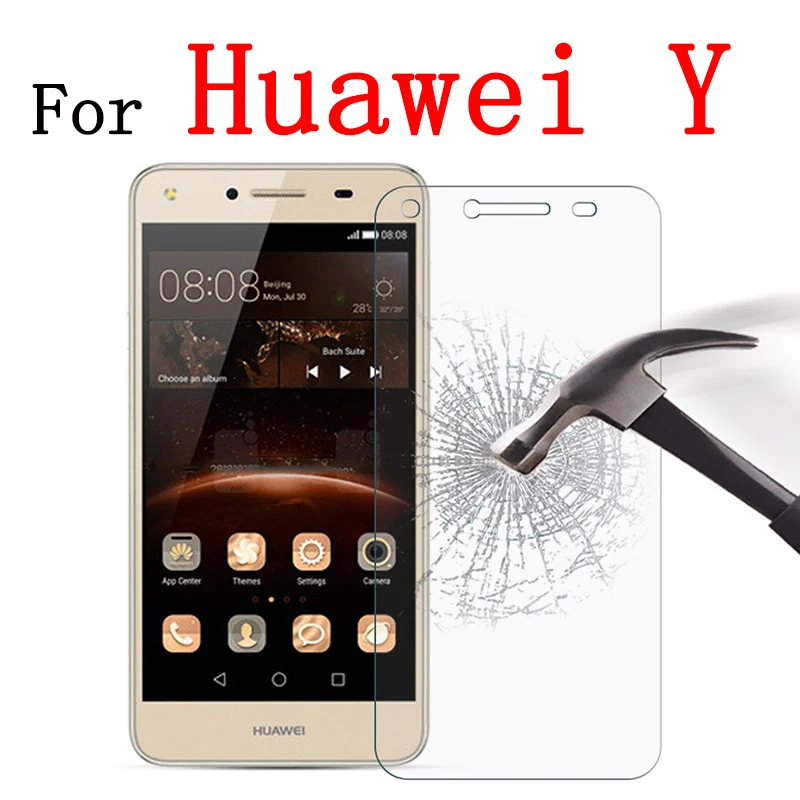 Защитное стекло для huawei y 6 2017 y6 huavei y3 y7 y9 2018 y3ii y5 ii y6ii y360 y635 закаленное с тройным