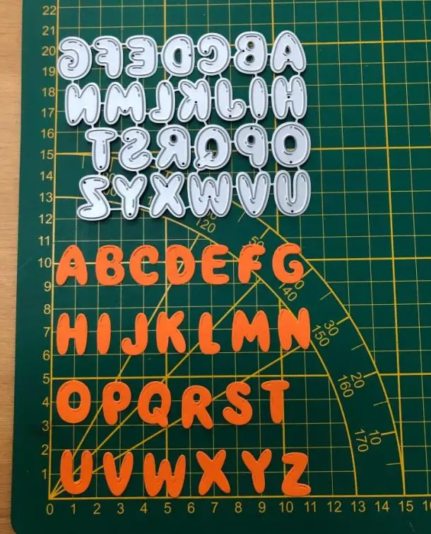 A Z Uppercase алфавиты штампы для скрапбукинга металлические Вырубные ремесло