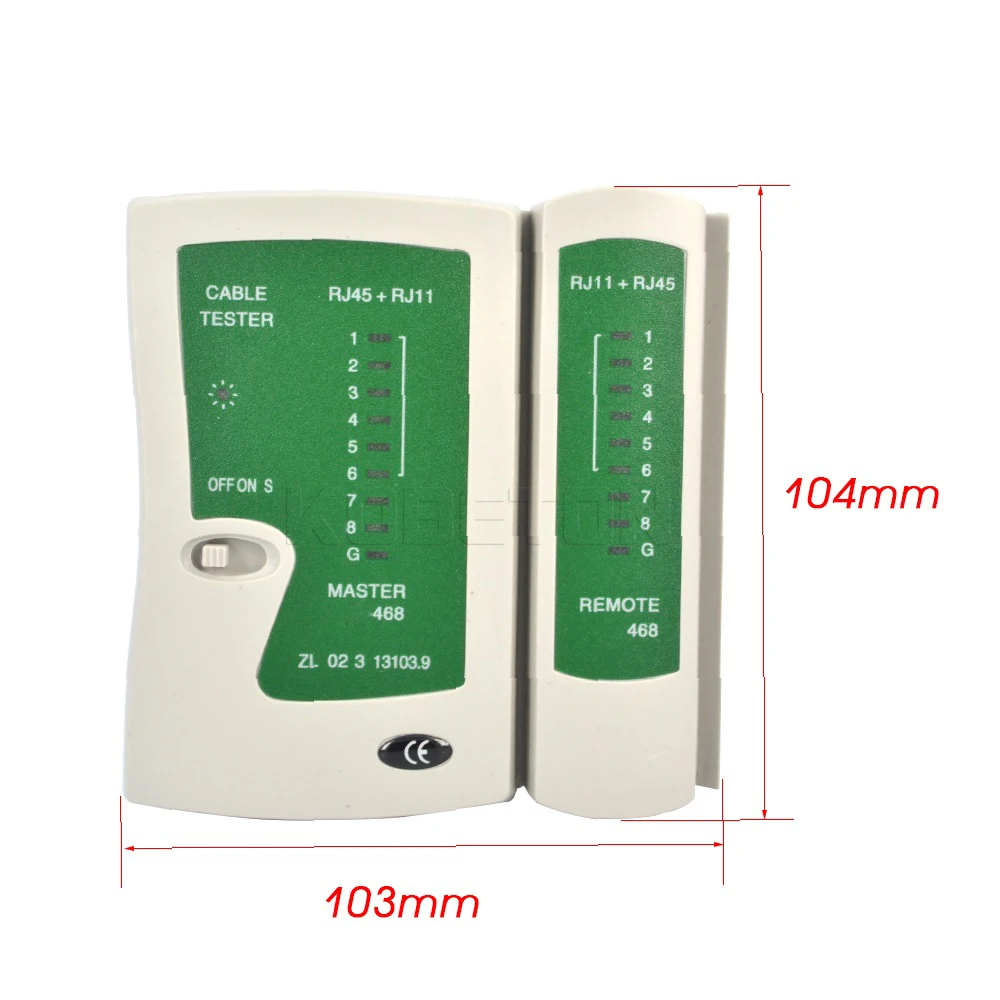 Тестер RJ45 RJ11 Cat5 Cat6 LAN для кабеля ручной тестер сетевого детектор проводки