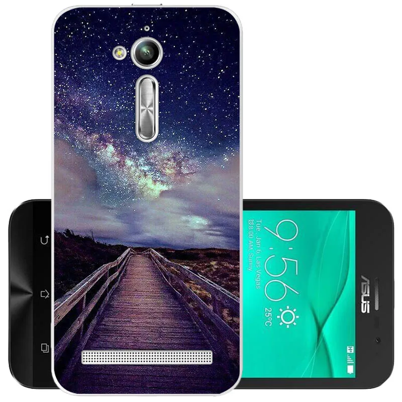 Чехол CaseRiver TPU 5," для Asus Zenfone Go ZB500KL, мягкий силиконовый чехол с милым рисунком, чехол для Asus Zenfone Go - Цвет: 33