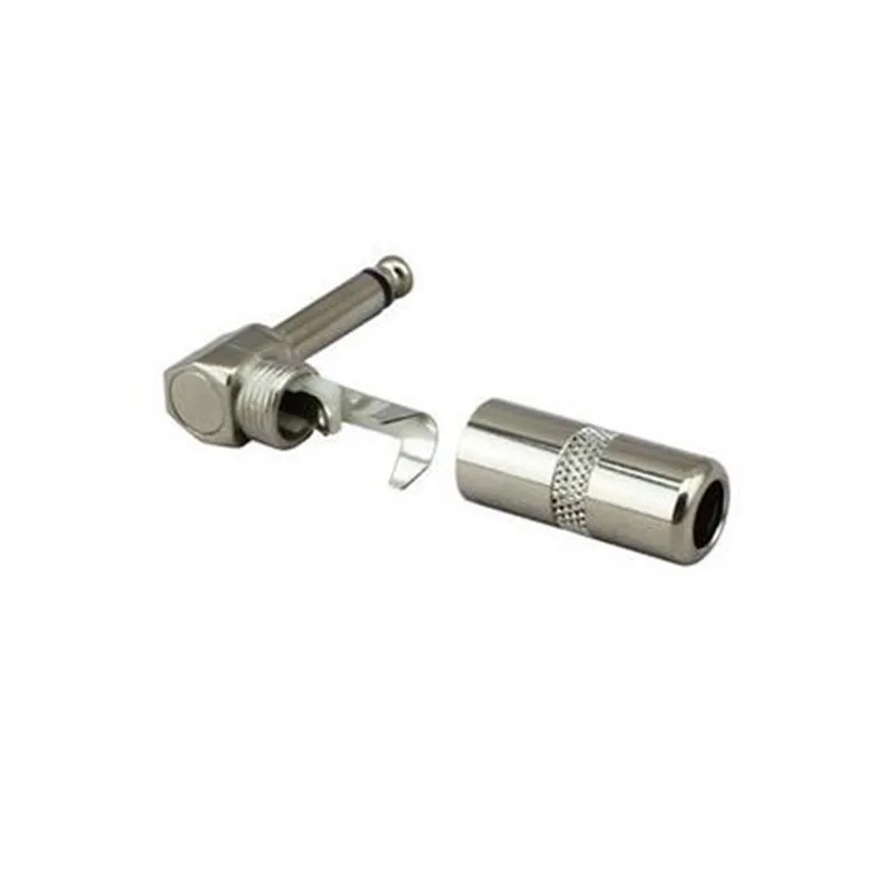 6.35mm Male Right Angle Connector Mono Ssolding Plug 90-Degree | Обустройство дома