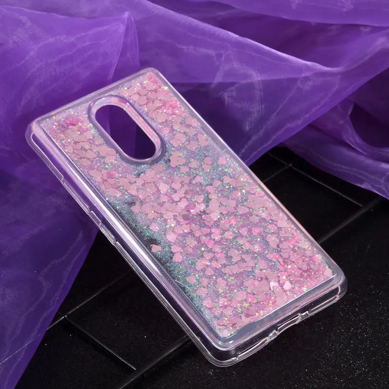 Liquid phone Case sFor LG K8 K10 2017 P8 P9 Lite Lenovo K6 Note Cases Glitter Dynamic Quicksand Sand Soft TPU Back Cover |