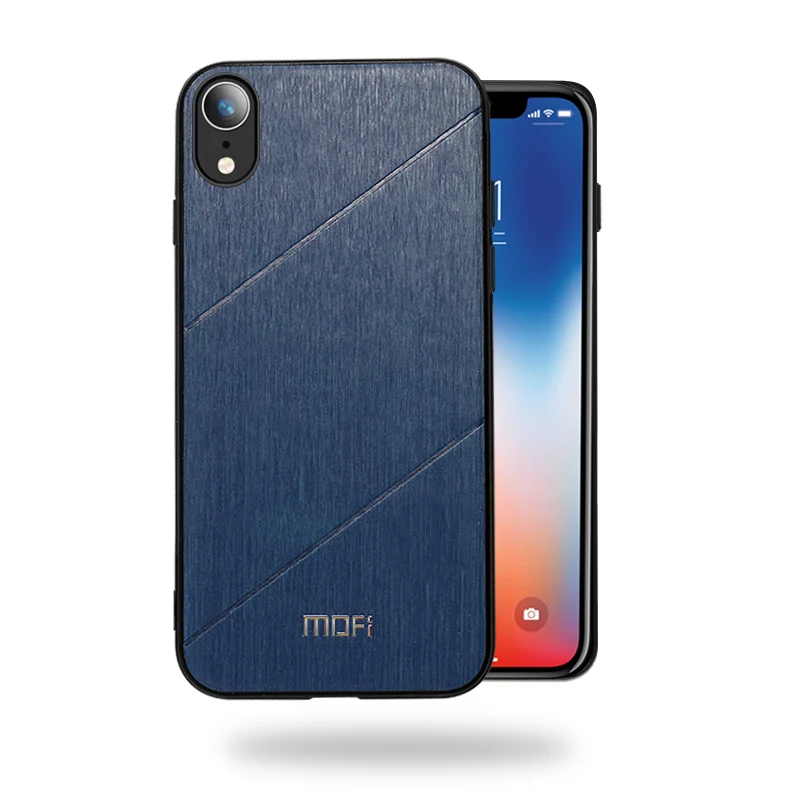 blue Для iPhone XS Max чехол противоударный задняя крышка для iPhone XS чехол Роскошный capas coque MOFi для iPhone XR чехол - Цвет: blue