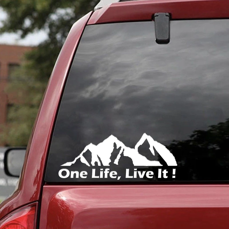 Внедорожные автомобильные наклейки ONE LIFE LIVE IT! Виниловая наклейка для