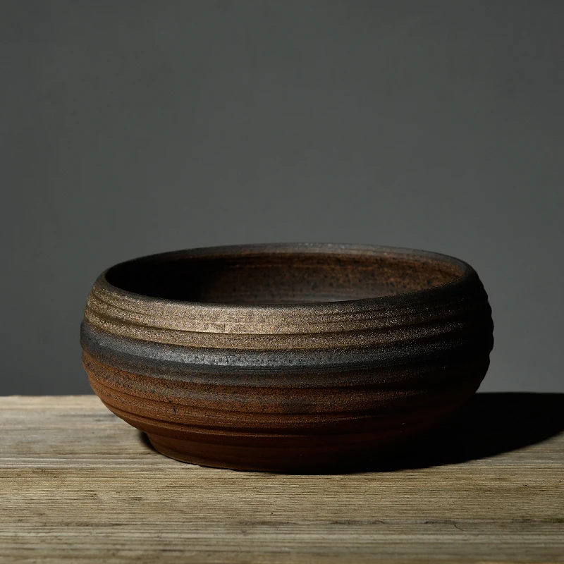 Zen японский стиль винтаж грубая керамика чай мойка винтажный чайный набор кунг-фу