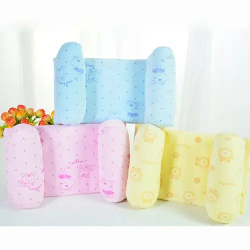 3 цвета новорожденный ребенок мягкая вогнутая подушка из пены с эффектом памяти