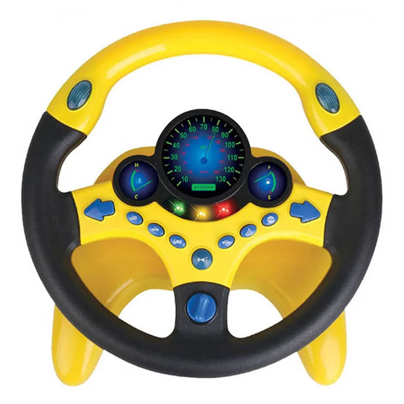Copilot имитация игрушка с рулевым колесом детская развивающая звучащая игрушка маленький руль