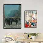 Домашний декор, печать, художественные настенные картины для гостиной, фотокартины, американский Childe Hassam