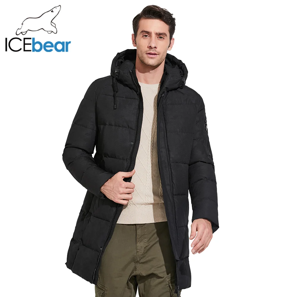 ICEbear 2019 Зимой в Середине - Давно Гладкой Европы Мужская Металла Молнии Стоят