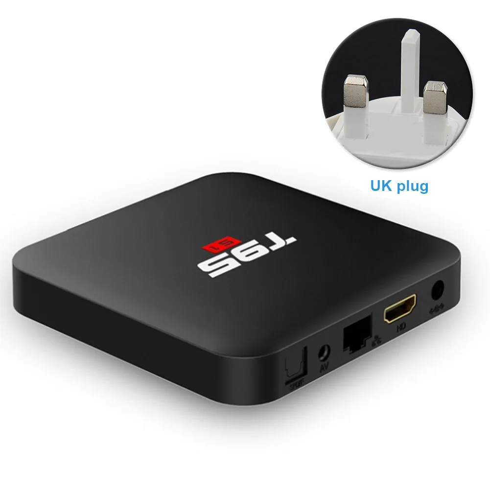 T95 R1 Smart Android 7 1 4 K GB + 8 ТВ Box Media Player Комплект Топ ядра WI FI Amlogic|ТВ-приставки и