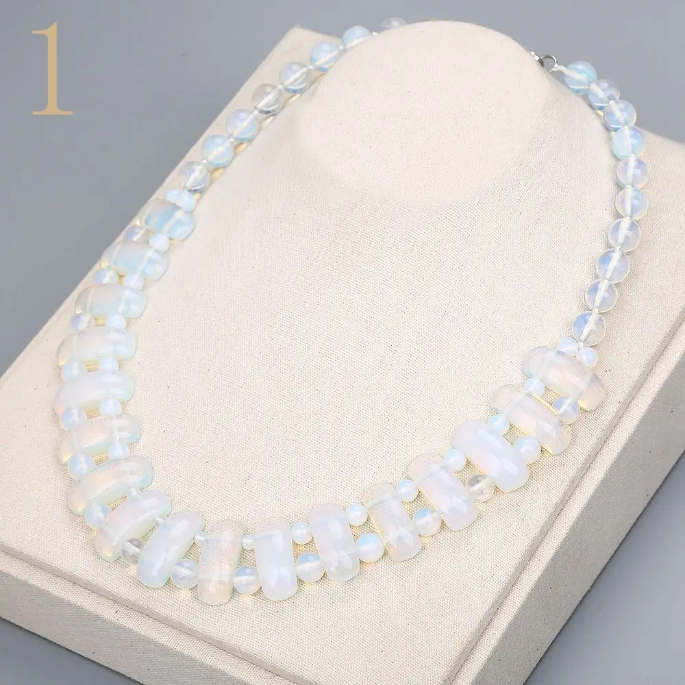 Opal Yumten женское большое ожерелье винтажное мужское мощное драгоценное украшение из природного камня Этнические украшения массивные Женские аксессуары модный подвесной рейки - Цвет камня: Opal