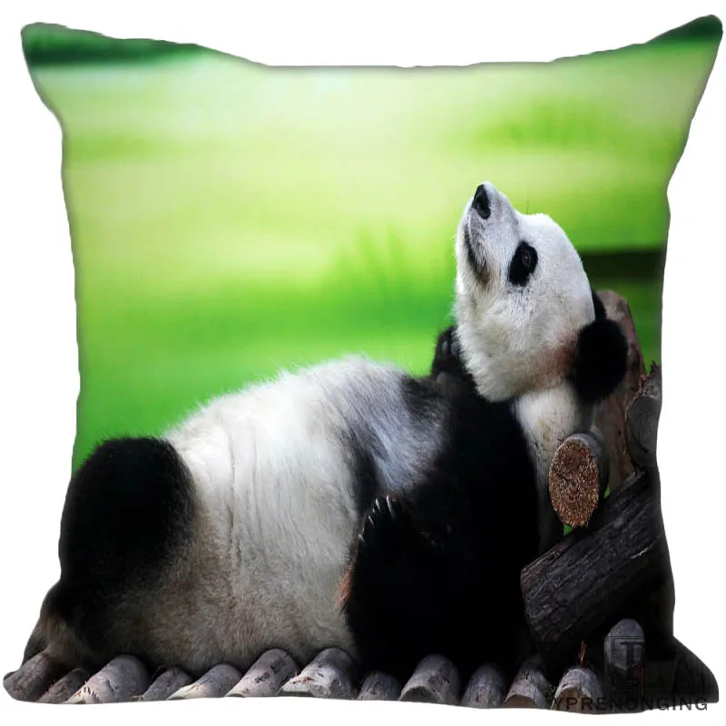 Square Pillowcase Заказная гигантская панда квадратная Наволочка на заказ молнии чехол для подушки(с одной стороны) 180522-02-22 - Цвет: Square Pillowcase