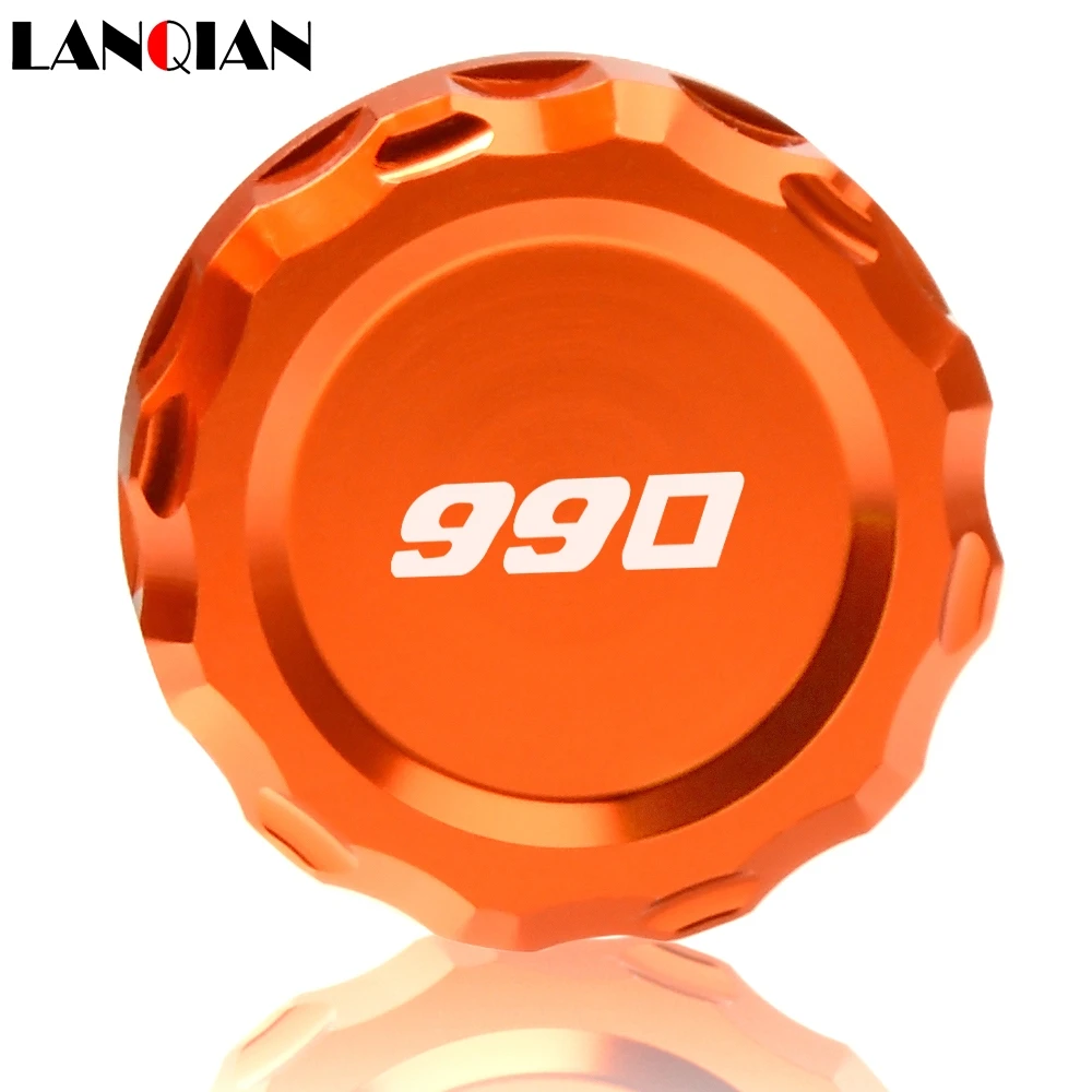 Мотоцикл с ЧПУ Алюминий задний резервуар тормозной жидкости крышка Кепки для 990