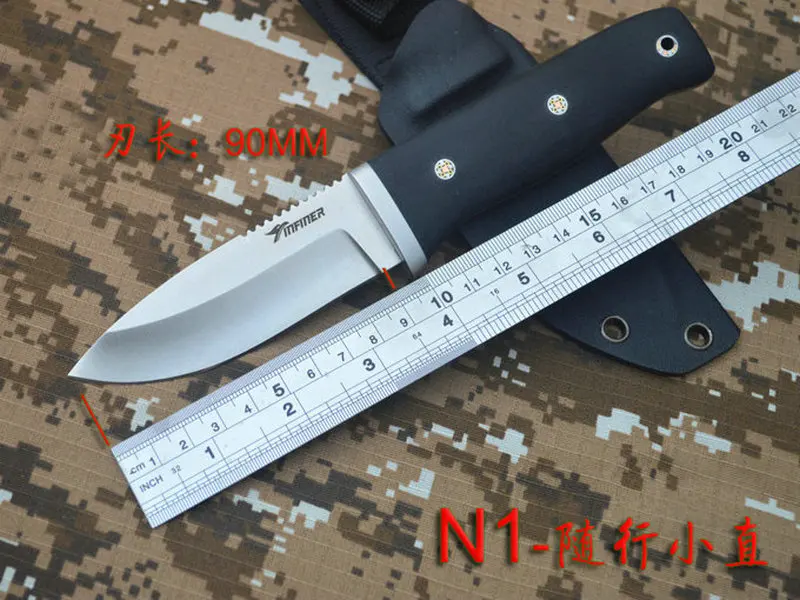 Trskt охотничий нож INFINER H1/ N1 для выживания лезвие из атласа A2 сталь 60Hrc G10 ручка с