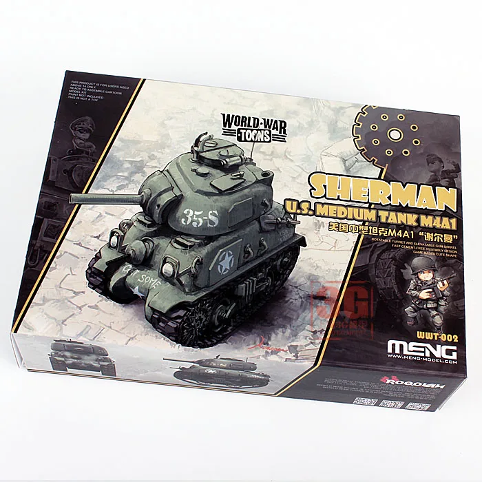 Модель тяжелого немецкого танка американский Средний Танк M4A1 картонный Тип SHERMAN