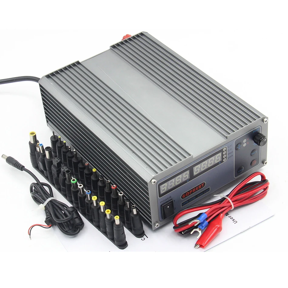 Мини CPS-3220 DC блок питания+ 37 шт. головка постоянного тока банан клип провода ЕС Великобритания США адаптер OVP/OCP/OTP низкая мощность 110 V-230 V 0-32 v 0-20A