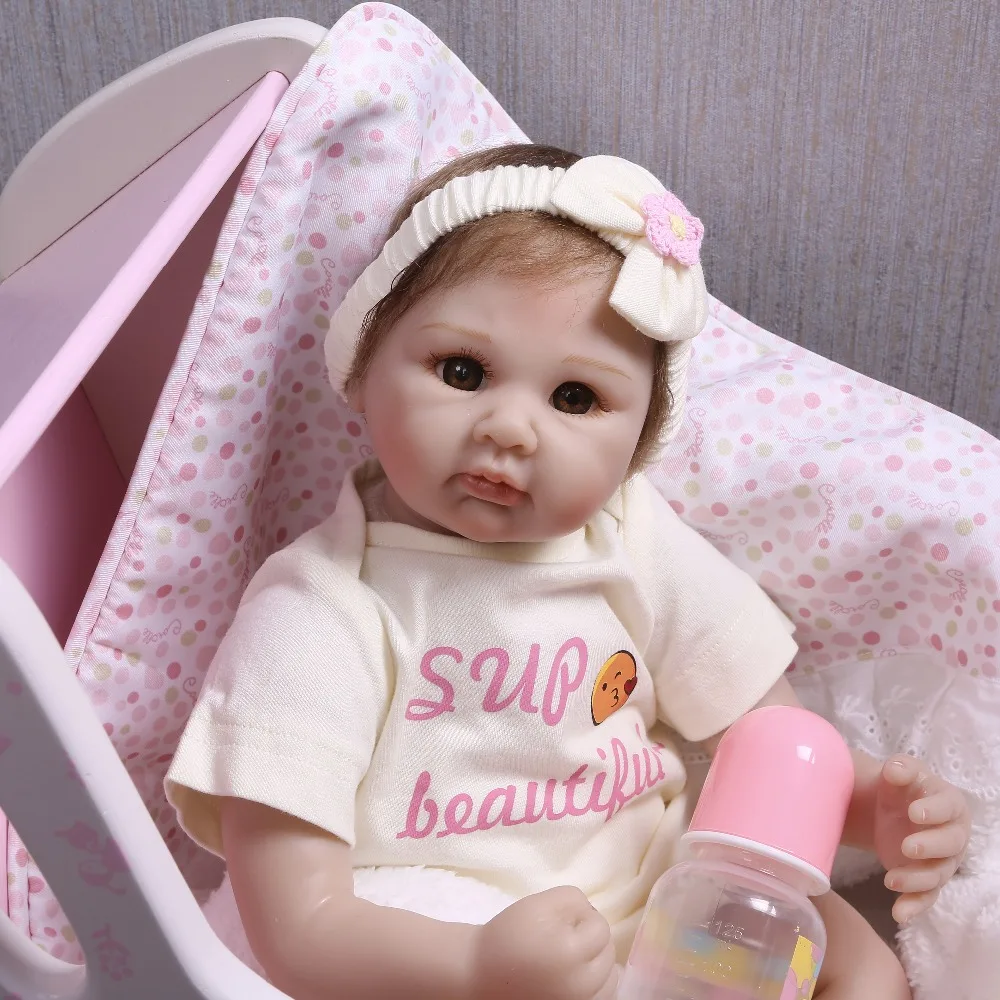 NPK Новый 50 см Bebes силиконовый Новорожденный ребенок ручной работы живые