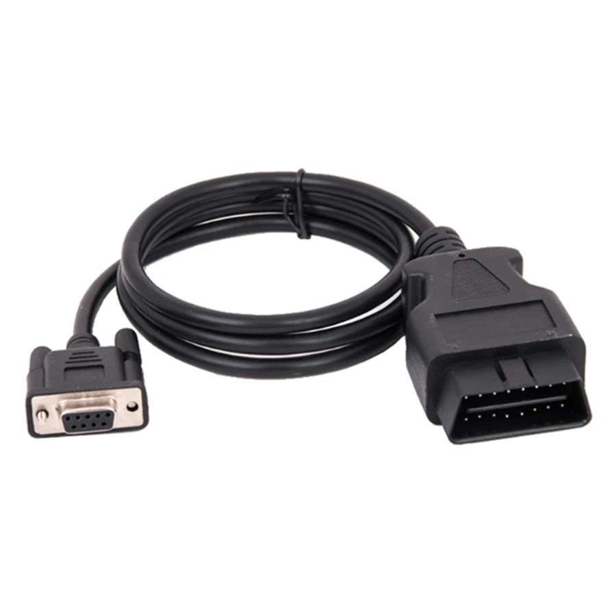 Универсальный OBD 2 16 Pin DB9 RS232 кабель для автомобиля диагностический адаптер сканер автомобиля OBDII Connertor авто автомобиль OBD2 кабель удлинитель