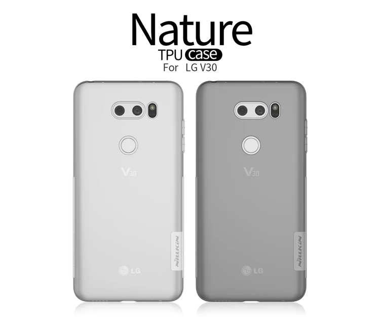 Для LG V30 чехол 6," Nillkin TPU чехол для телефона силиконовый чехол кристально прозрачный чехол для LG V30 задняя крышка чехол