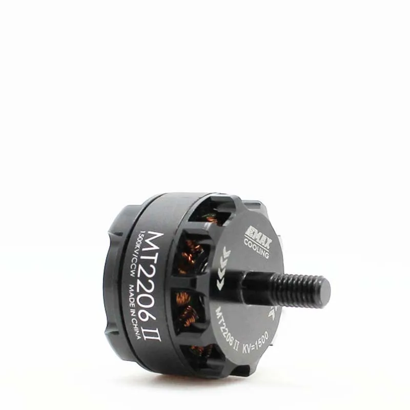 1 шт. Новый бесщеточный двигатель EMAX MT2206 KV1900 KV1500 CW CCW Для 8045 6030 пропеллеров RC QAV250