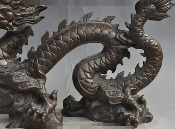 Китайская Статуэтка фэн-шуй S03311 бронза удачи Знак зодиака прошел год успеха