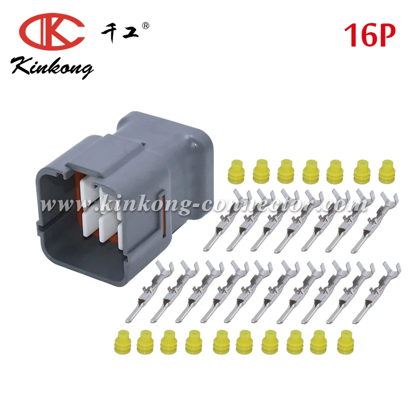 1 комплект 16-контактный штекер и гнездо Sumitomo 6188-0495 6189-0715 с клеммами уплотнениями |