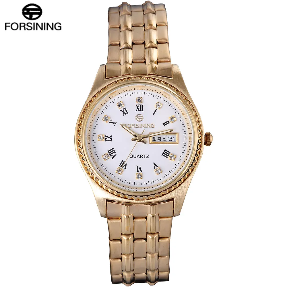 FORSINING 2017 модные повседневные Брендовые женские часы деловые кварцевые с белым