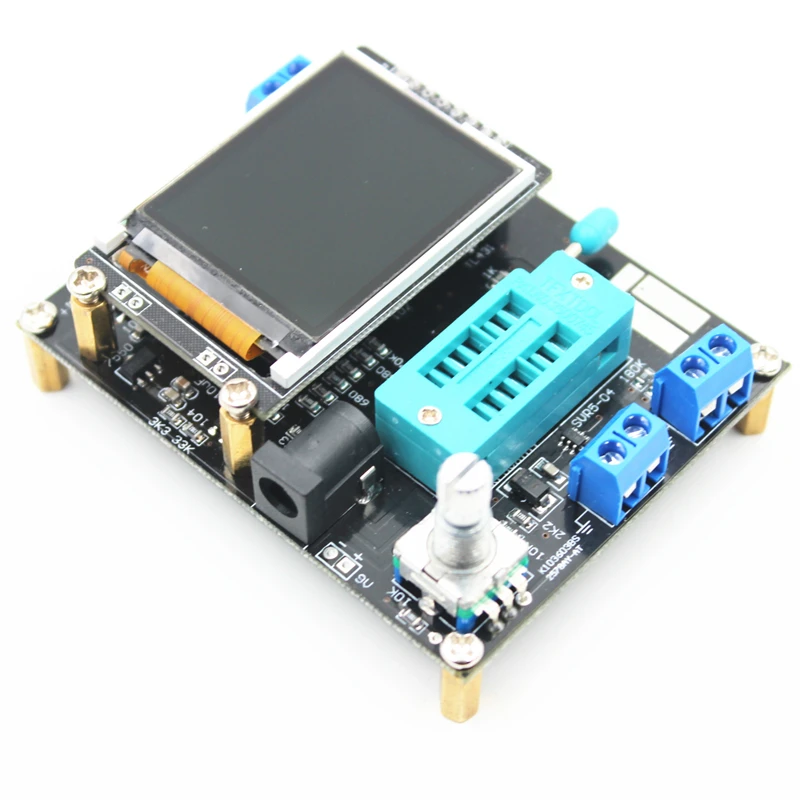 Full Assembled LCD GM328A Transistor Tester Diode Capacitance ESR Voltage Frequency Meter PWM Square Wave Signal Generator SMT |